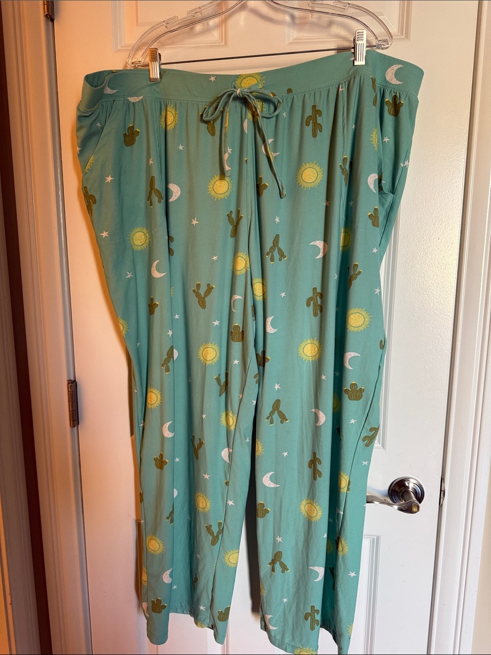 Sonoma Mint Green Cactus & Sun Pajama Bottoms